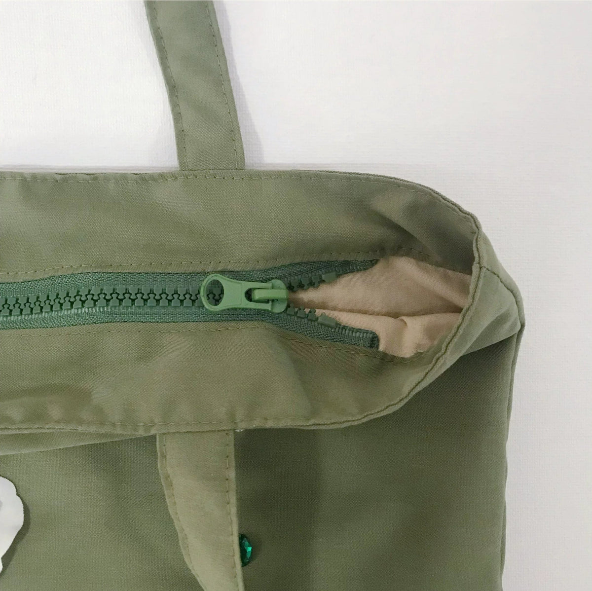 Botanical Flower Satin Tote Bag