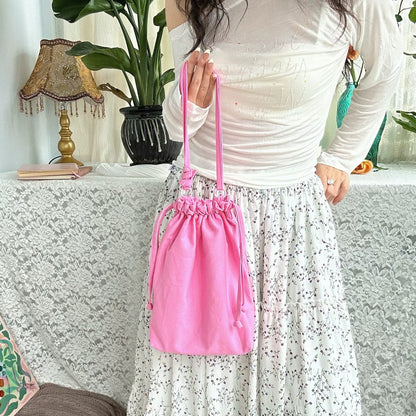 Drawstring Bag – Pink