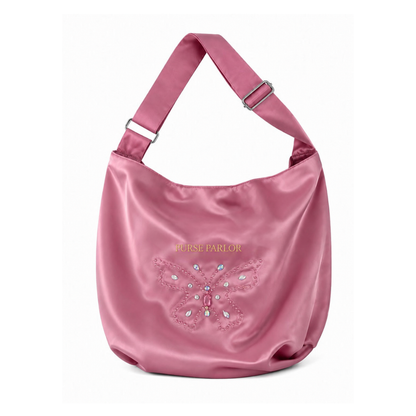 Butterfly Hobo Bag – Pink